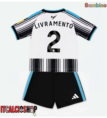 Newcastle United Tino Livramento #2 Prima Maglia Bambino 2026-27 Manica Corta (+ Pantaloni corti)